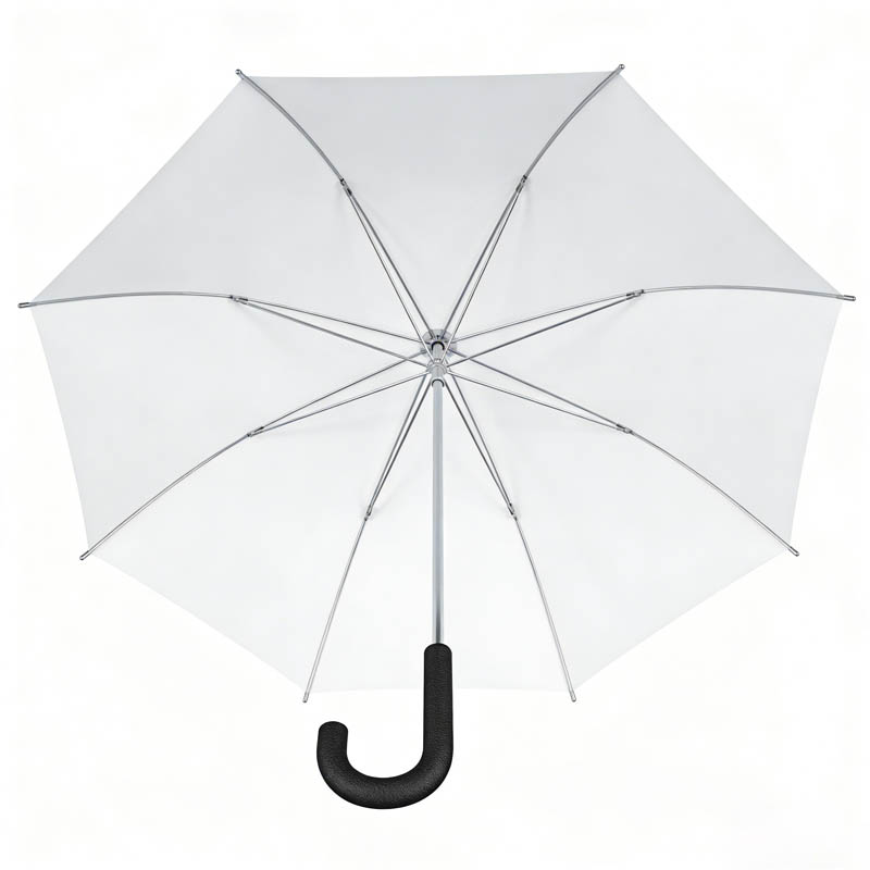 blank umbrella structure sample for size and frame evaluation
