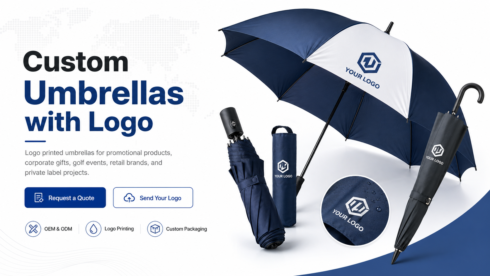 custom umbrellas with logo