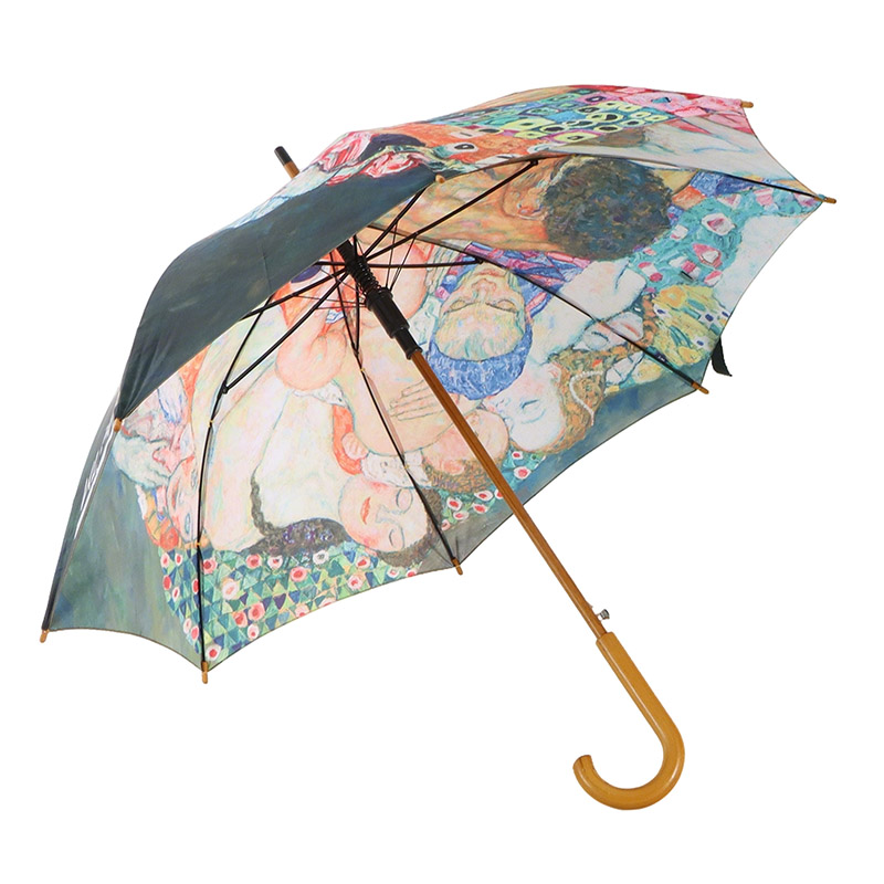 Custom straight umbrellas with logo printing for wholesale orders